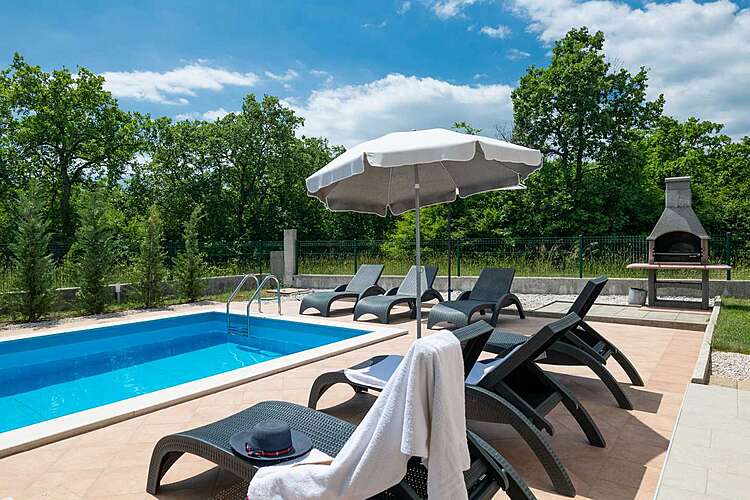 Swimming Pool — Casa Celestina &#151; Vinež, Labin, Rabac-Labin (Villa with pool) (3/39)