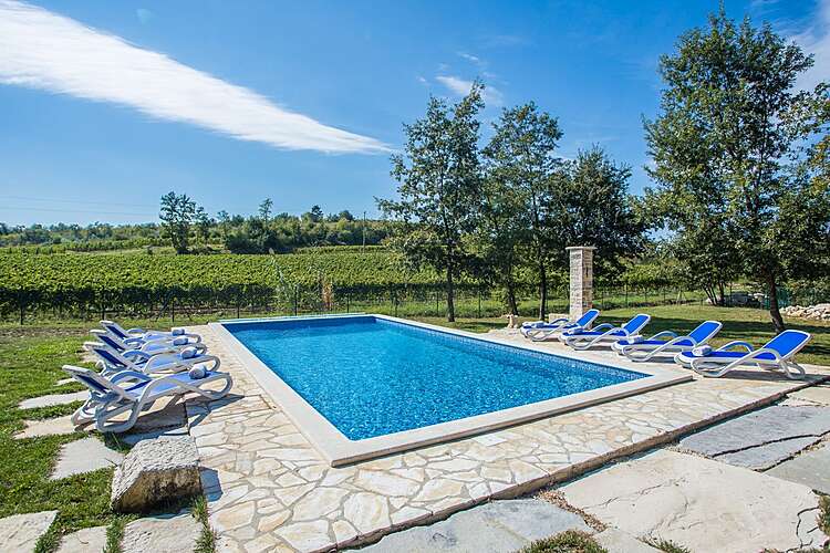 Swimming Pool — Villa Kanedolo &#151; Kremenje, Buje, Umag-Novigrad (Villa with pool) (7/47)