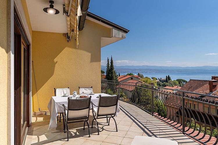 Terras / Balkon — App Vally Lovran &#151; Lovran, Lovran, De oostelijke kust van Istrië (Appartement) (26/37)